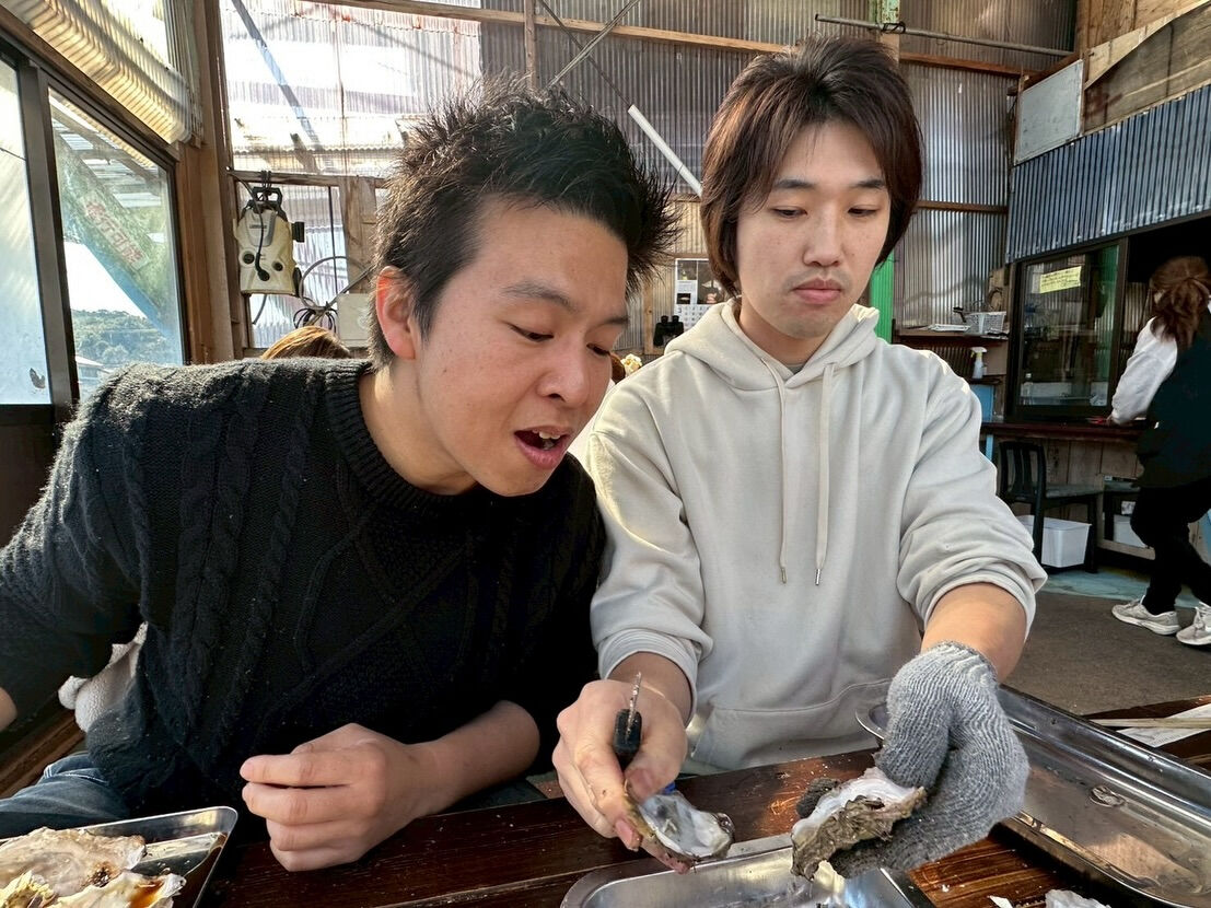 【今年も牡蠣小屋行ってきました🦪】