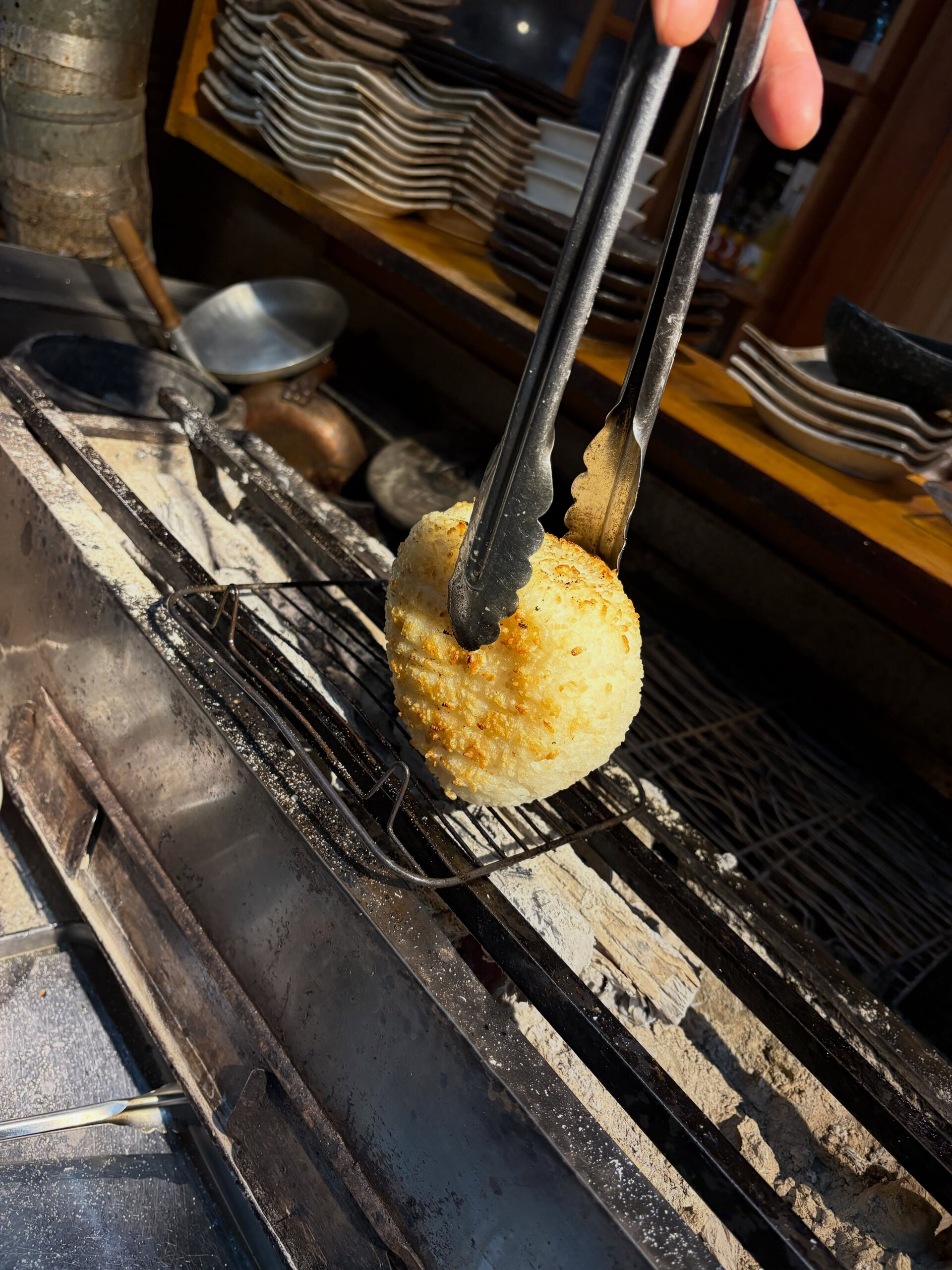 【あべちゃんの焼きおにぎり】